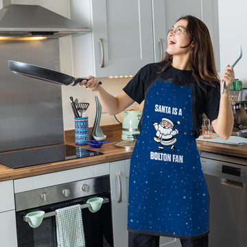 Santa is a Bolton Fan - Apron