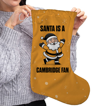 Santa is a Cambridge Fan - Christmas Stocking