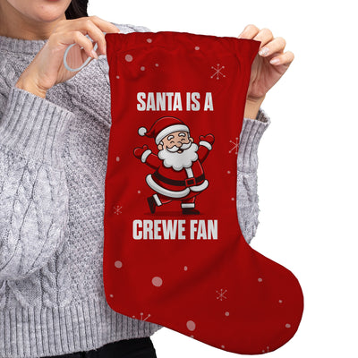 Santa is a Crewe Fan - Christmas Stocking