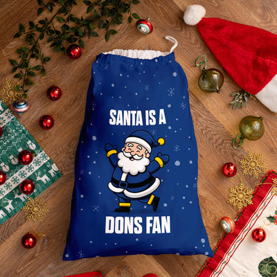 Santa is a Wimbledon Dons Fan - Santa Sack