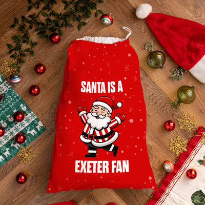 Santa is a Exeter Fan - Santa Sack