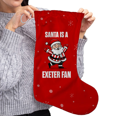 Santa is a Exeter Fan - Christmas Stocking