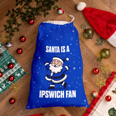 Santa is a Ipswich Fan - Santa Sack