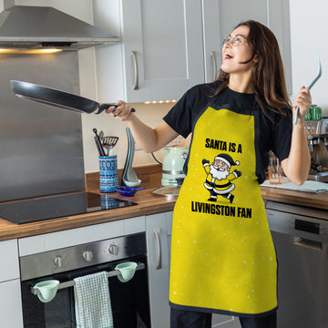 Santa is a Livingston Fan - Apron