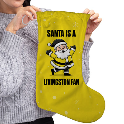 Santa is a Livingston Fan - Christmas Stocking