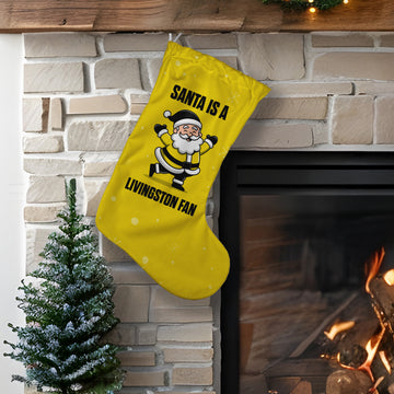Santa is a Livingston Fan - Christmas Stocking