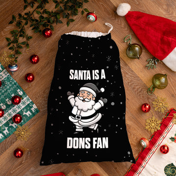 Santa is a Dons Fan - Santa Sack