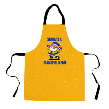 Santa is a Mansfield Fan - Apron