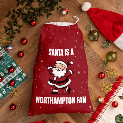Santa is a Northampton Fan - Santa Sack