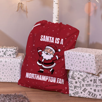 Santa is a Northampton Fan - Santa Sack