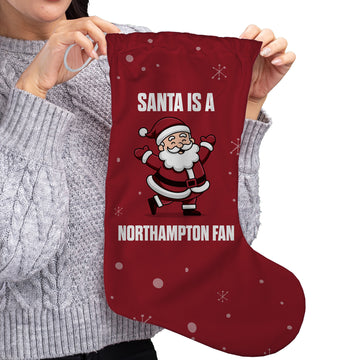 Santa is a Northampton Fan - Christmas Stocking