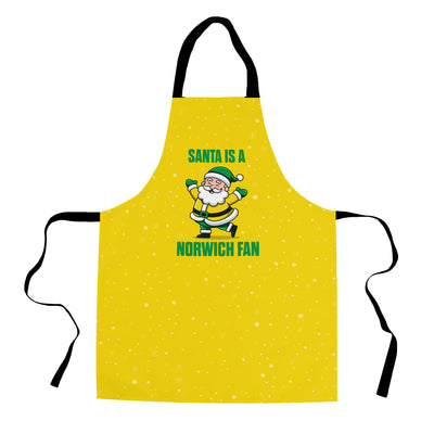 Santa is a Norwich Fan - Apron