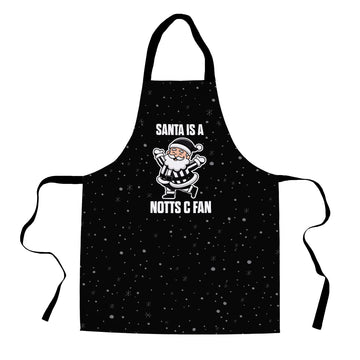 Santa is a Notts C Fan - Apron