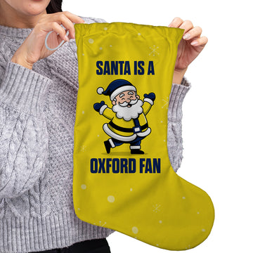 Santa is a Oxford Fan - Christmas Stocking