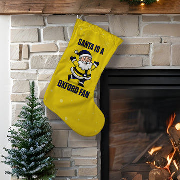 Santa is a Oxford Fan - Christmas Stocking