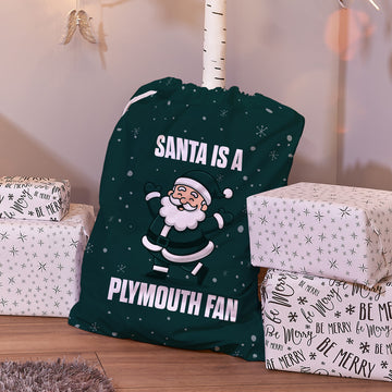 Santa is a Plymouth Fan - Santa Sack
