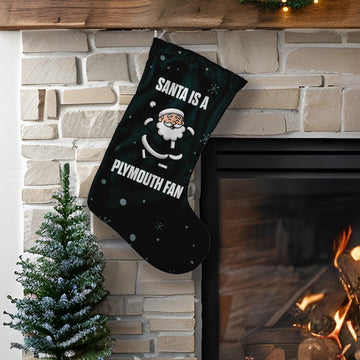 Santa is a Plymouth Fan - Christmas Stocking