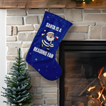 Santa is a Reading Fan - Christmas Stocking