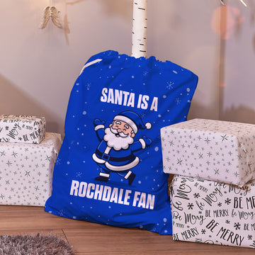 Santa is a Rochdale Fan - Santa Sack