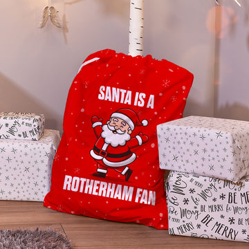 Santa is a Rotherham Fan - Santa Sack