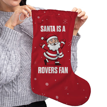 Santa is a Rovers Fan - Christmas Stocking - Doncaster