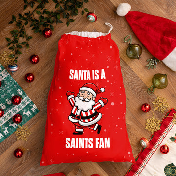 Santa is a Saints Fan - Santa Sack - Southampton