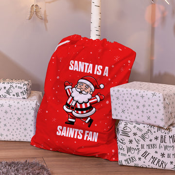 Santa is a Saints Fan - Santa Sack - Southampton