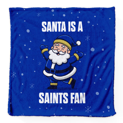 Santa is a Saints Fan - St Johnstone - Luxury Fleece Blanket - 2 Sizes