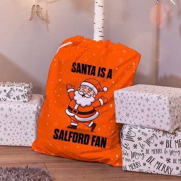 Santa is a Salford Fan - Santa Sack