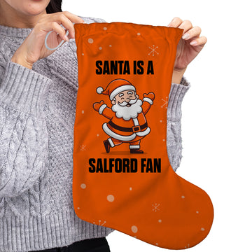 Santa is a Salford Fan - Christmas Stocking