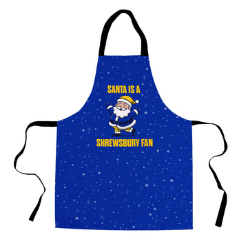 Santa is a Shrewsbury Fan - Apron