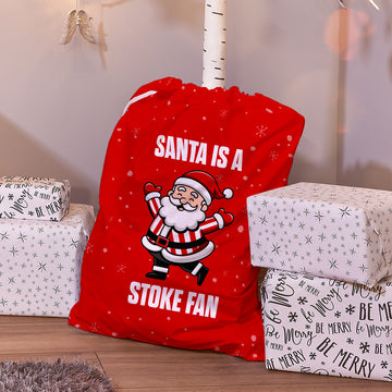 Santa is a Stoke Fan - Santa Sack