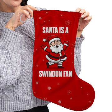 Santa is a Swindon Fan - Christmas Stocking