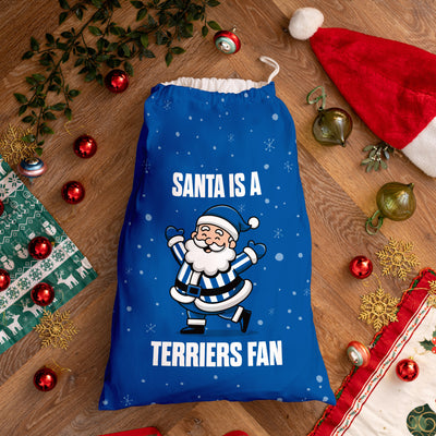 Santa is a Terriers Fan - Santa Sack - Huddersfield