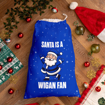 Santa is a Wigan Fan - Santa Sack