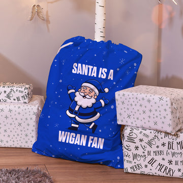 Santa is a Wigan Fan - Santa Sack