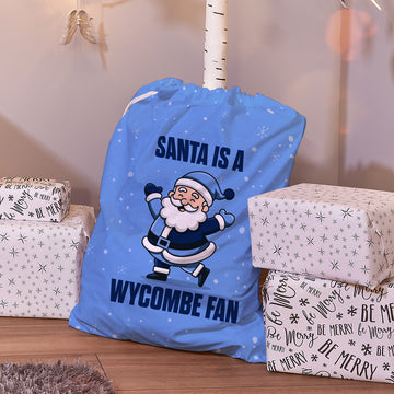 Santa is a Wycombe Fan - Santa Sack