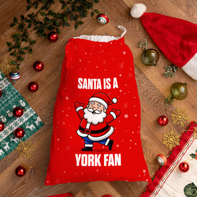 Santa is a York Fan - Santa Sack