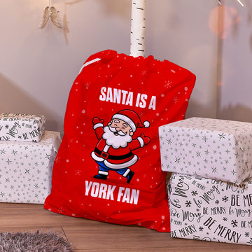 Santa is a York Fan - Santa Sack