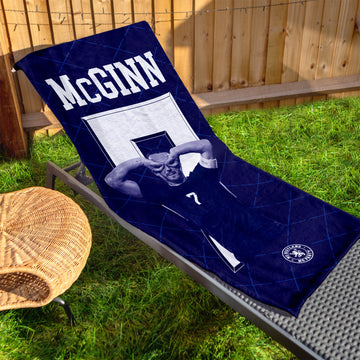 Scotland World Cup 2026 - McGinn - Beach Towel - Microfibre Retro Beach Towel - 150cm x 75cm