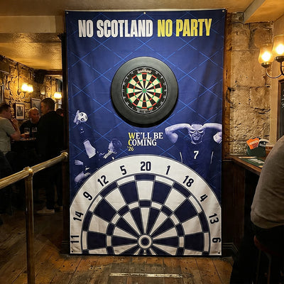 Scotland - WC26 - Darts Wall Banner - Two Sizes