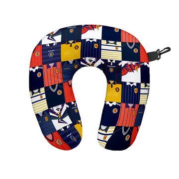 Scotland Kit Montage - Travel Pillow