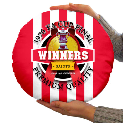 Southampton FA Cup - Football Legends - Circle Cushion 14"