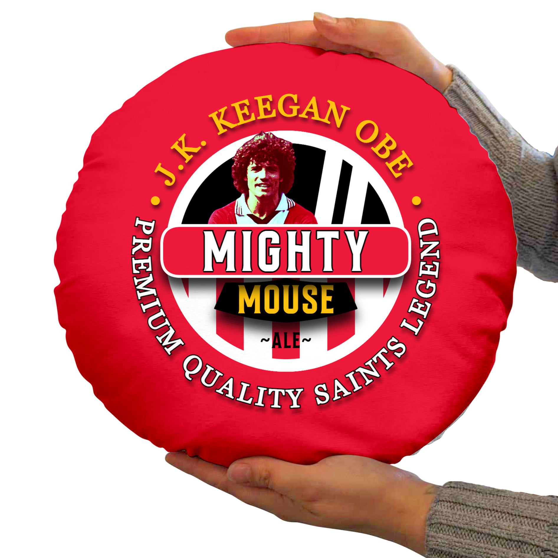 Soton Keegan - Football Legends - Circle Cushion 14"