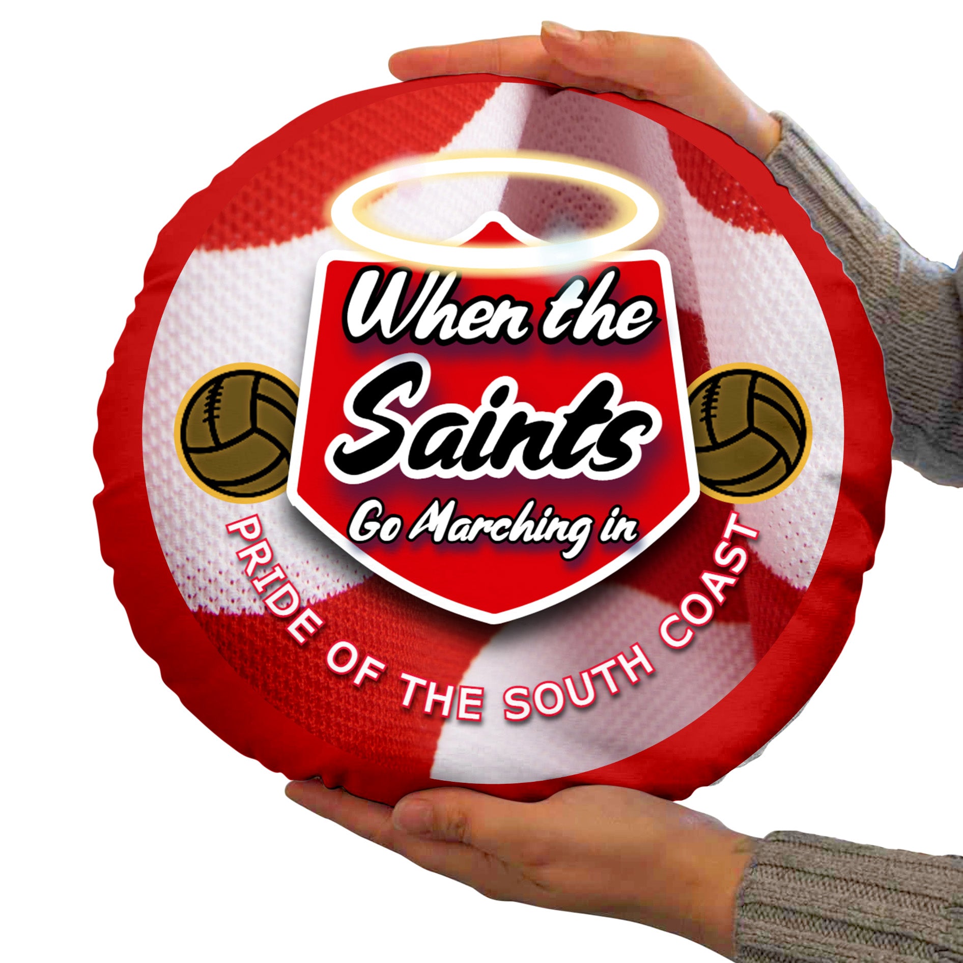 Soton Saints - Football Legends - Circle Cushion 14"