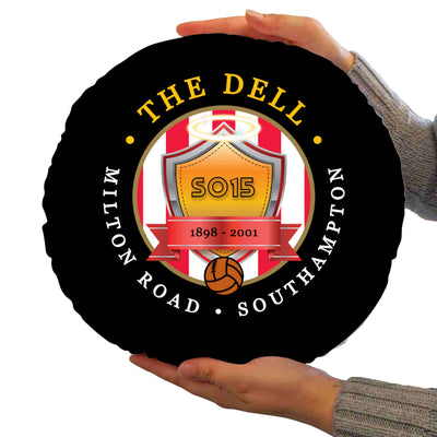 Southampton The Dell - Football Legends - Circle Cushion 14"