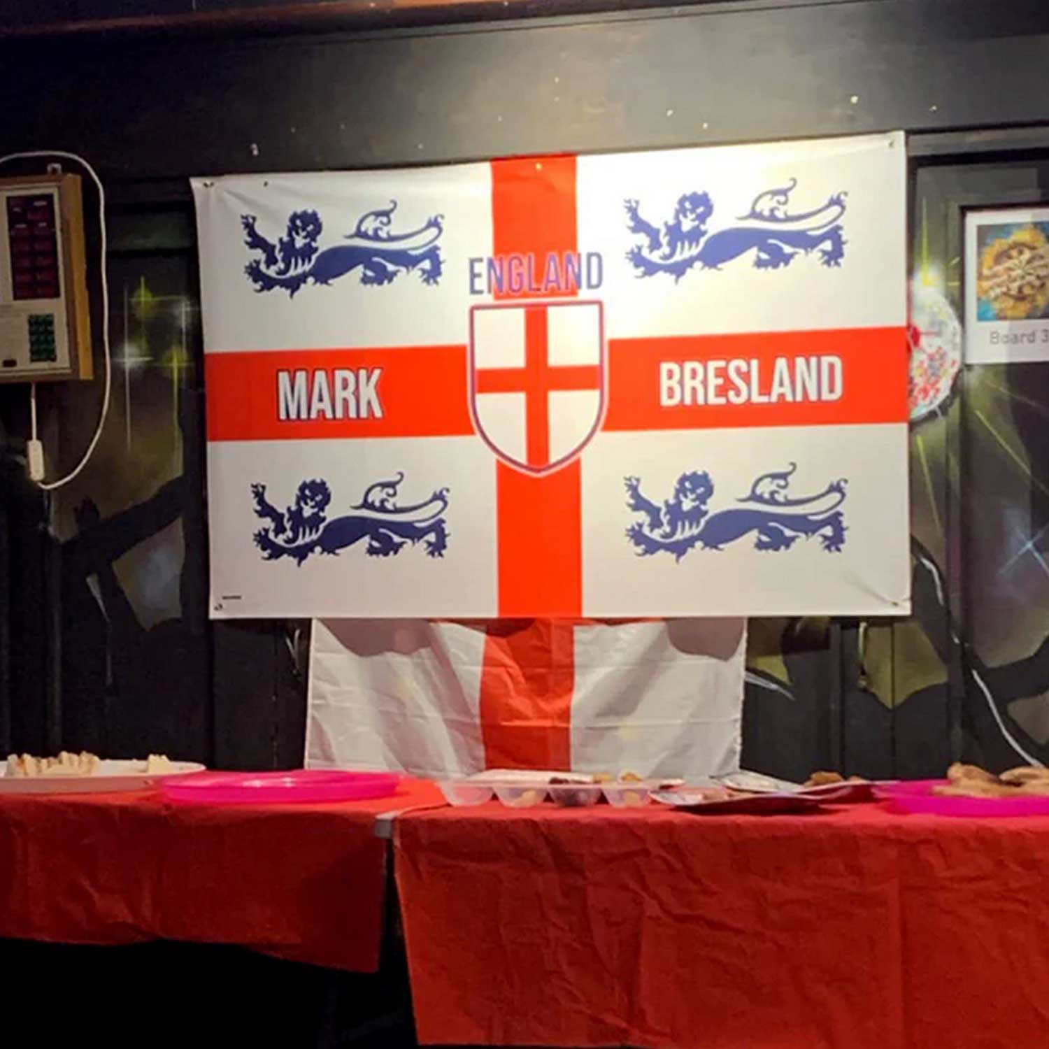 England St George - Banner - Add Crests and Text - 5 Sizes!