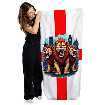 England - St George's Lions - Beach Towel