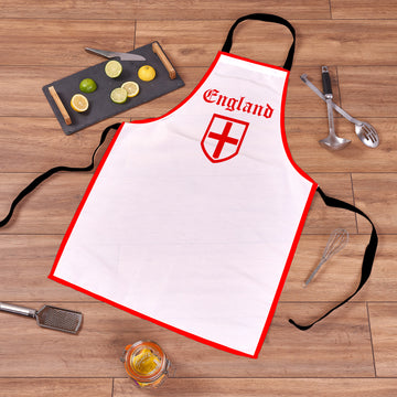 England! St George Shield - Novelty - Water-Resistant Adults Apron