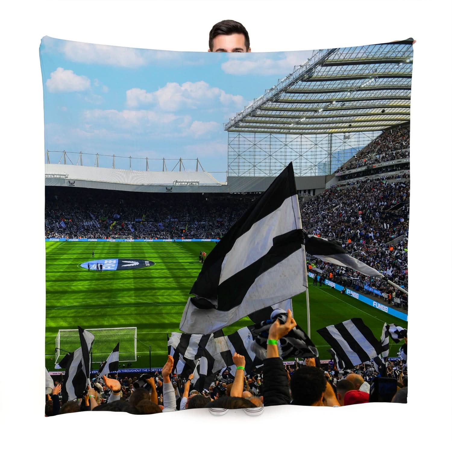 Newcastle Stadium - Fleece 150cm X 150cm